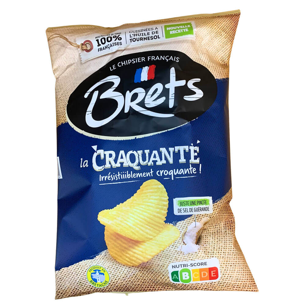 CHIPS BARBECUE FRANCE 125G BRET'S