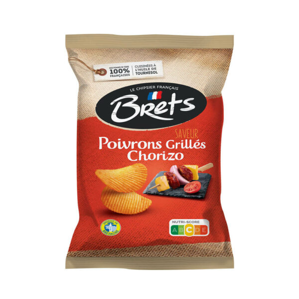 Brets Pepper & Chorizo Crisps